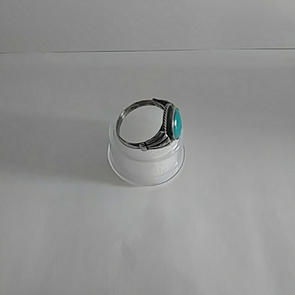 Silver & Turquoise ring - Picture 2 of 3